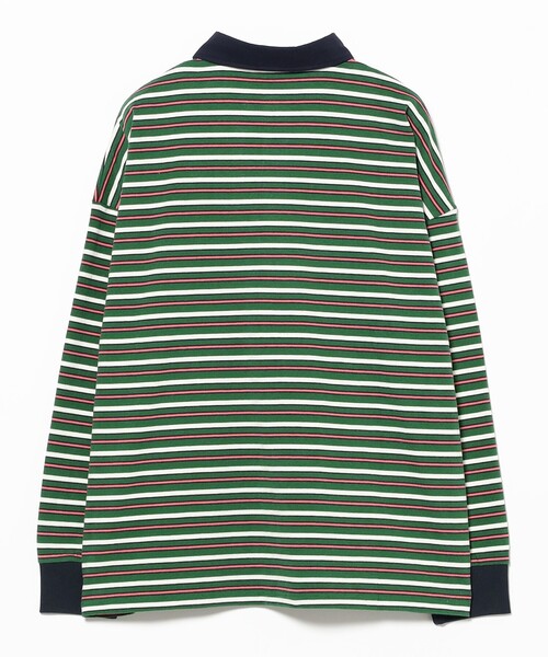 B:MING by BEAMS(ビーミングバイビームス)の「ボーダー ラガーシャツ(Tシャツ/カットソー・レディース・グリーン/ワイン・ONE SIZE)」の19枚目の写真