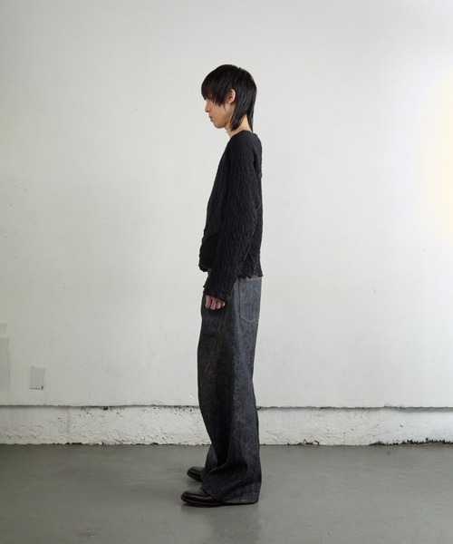 PANELED LONG SLEEVE T SHIRT（Tシャツ/カットソー）｜NVRFRGT