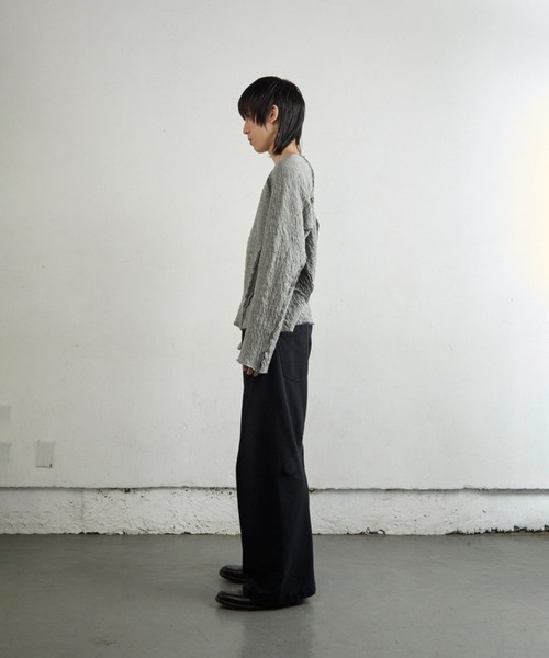 PANELED LONG SLEEVE T SHIRT（Tシャツ/カットソー）｜NVRFRGT