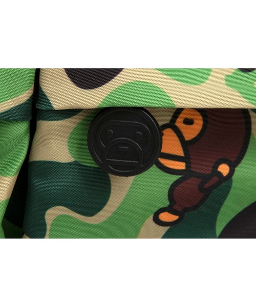 A BATHING APE（アベイシングエイプ）の「ABC MILO ALL FRIENDS LARGE BACKPACK（バックパック/リュック・メンズ・グリーン・FREE）」の4枚目の写真