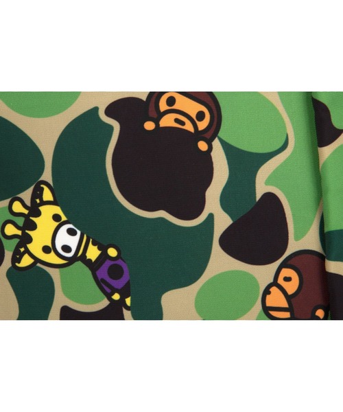 A BATHING APE（アベイシングエイプ）の「ABC MILO ALL FRIENDS LARGE BACKPACK（バックパック/リュック・メンズ・グリーン・FREE）」の5枚目の写真