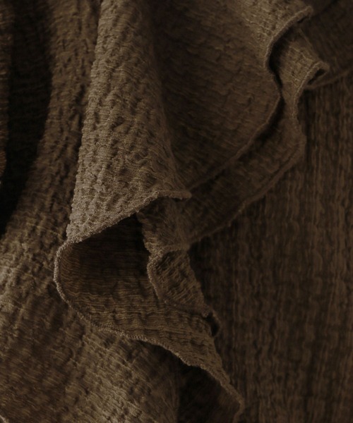 RAGEBLUE（レイジブルー）の「ワイドスリーブ/シャーリングフリルブラウス（シャツ/ブラウス・レディース・パープル/ホワイト/ブラウン・FREE）」の18枚目の写真