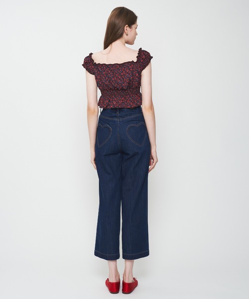 DEICY（デイシー）の「ヴィンテージローズブラウス（シャツ/ブラウス・レディース・ピンク/レッド・FREE）」の7枚目の写真