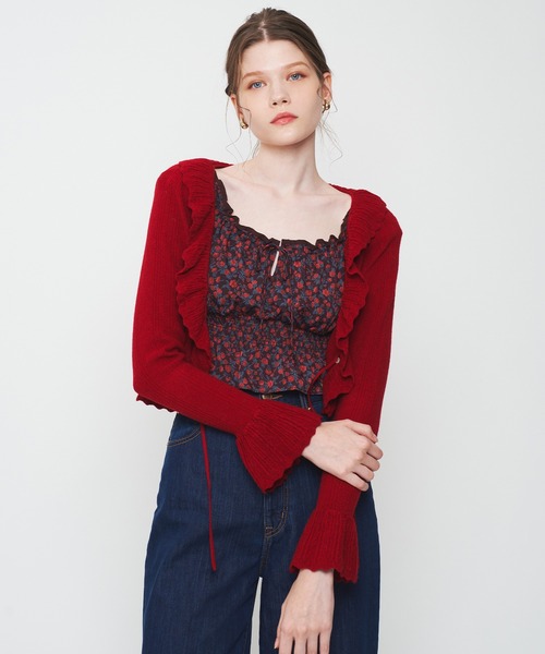 DEICY（デイシー）の「ヴィンテージローズブラウス（シャツ/ブラウス・レディース・ピンク/レッド・FREE）」の11枚目の写真