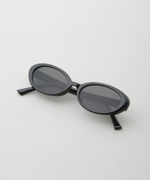 NANO universe（ナノユニバース）の「オーバルサングラス（サングラス・レディース・ブラウン/ブラック・F）」の4枚目の写真