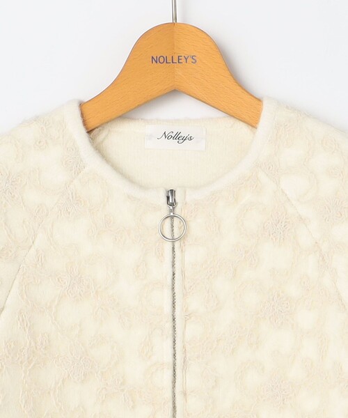 セール】レースコンビニットブルゾン（カーディガン/ボレロ