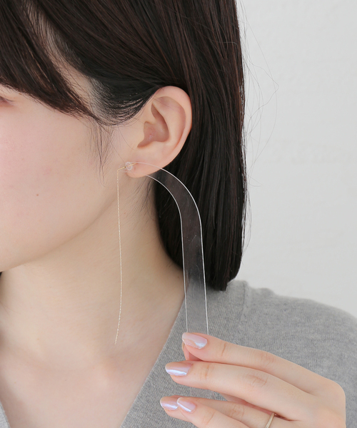 les bonbon(ルボンボン)の「【LES BONBON/ル ボンボン】 K18 liquid pierce S(ピアス(片耳用)・レディース・ゴールド・FREE)」の7枚目の写真