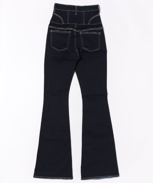 EMODA(エモダ)の「SUPER H/W FLARE PAGGINGS(デニムパンツ・レディース・インディゴブルー/ブラック・X-SMALL/MEDIUM/SMALL)」の3枚目の写真