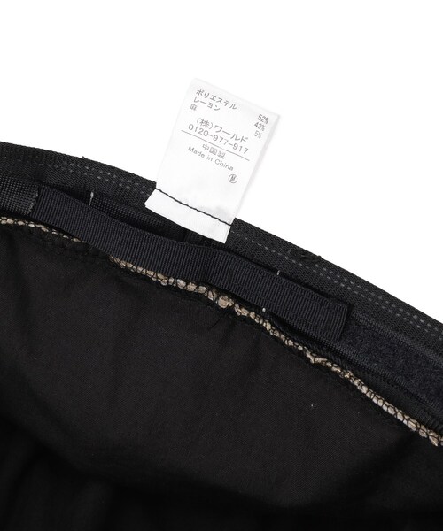 SHOO・LA・RUE(シューラルー)の「バックスリットバケットハット(ハット・レディース・ブラック/ベージュ・00)」の9枚目の写真