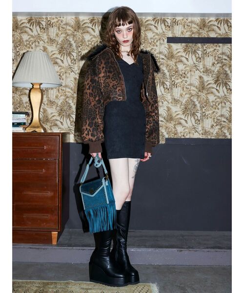 EVRIS(エヴリス)の「2WAYフェイクスウェードブルゾン(ブルゾン・レディース・ベージュ/グレー/その他1・FREE)」の17枚目の写真