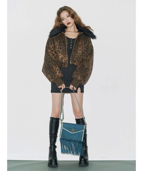 EVRIS(エヴリス)の「2WAYフェイクスウェードブルゾン(ブルゾン・レディース・ベージュ/グレー/その他1・FREE)」の22枚目の写真