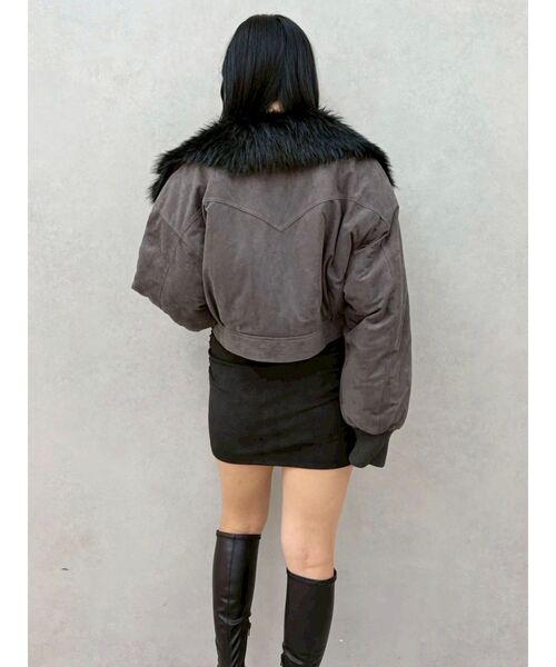 EVRIS(エヴリス)の「2WAYフェイクスウェードブルゾン(ブルゾン・レディース・ベージュ/グレー/その他1・FREE)」の11枚目の写真