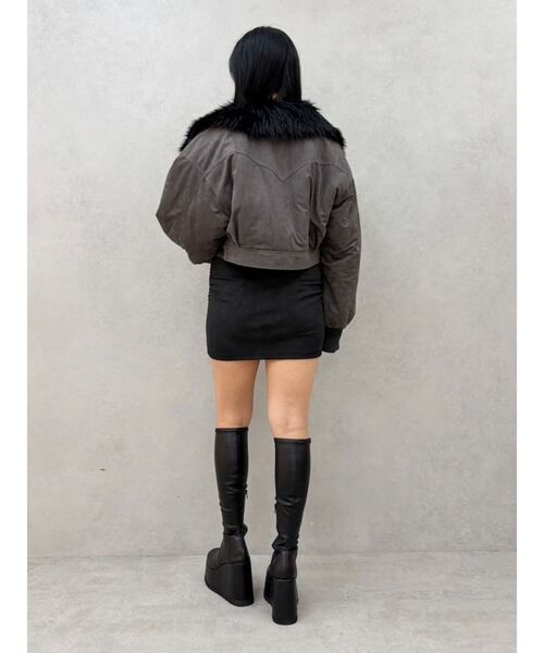 EVRIS(エヴリス)の「2WAYフェイクスウェードブルゾン(ブルゾン・レディース・ベージュ/グレー/その他1・FREE)」の12枚目の写真