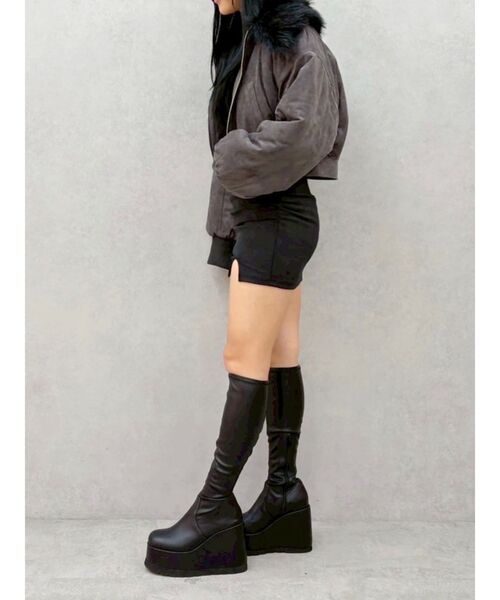 EVRIS(エヴリス)の「2WAYフェイクスウェードブルゾン(ブルゾン・レディース・ベージュ/グレー/その他1・FREE)」の13枚目の写真