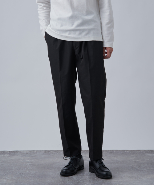 B.C STOCK(ベーセーストック)の「C.H.G テーパードスラックス(スラックス・メンズ・ブラック/チャコールグレー・MEDIUM/LARGE)」の2枚目の写真
