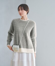 UNITED ARROWS（ユナイテッドアローズ）の「フォックスカシミヤ スパンコール クルーネックニット（ニット/セーター・レディース）」