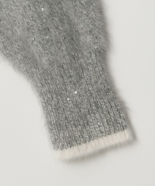 UNITED ARROWS（ユナイテッドアローズ）の「フォックスカシミヤ スパンコール クルーネックニット（ニット/セーター・レディース・その他1/その他2・FREE）」の8枚目の写真