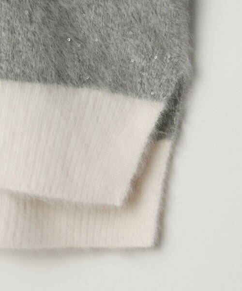 UNITED ARROWS（ユナイテッドアローズ）の「フォックスカシミヤ スパンコール クルーネックニット（ニット/セーター・レディース・その他1/その他2・FREE）」の9枚目の写真