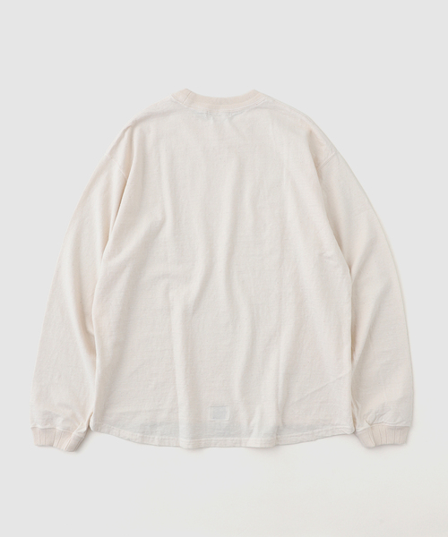 RIDING HIGH（ライディングハイ）の「RIDING HIGH / ライディングハイ ノンダイド ファブリック ロンT（Tシャツ/カットソー・メンズ・アイボリー/ホワイト・MEDIUM/LARGE）」の6枚目の写真