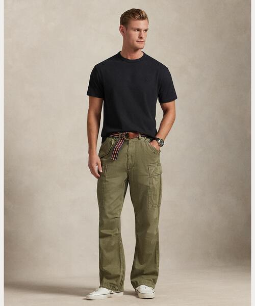 POLO RALPH LAUREN（ポロ ラルフ ローレン）の「クラシック フィット ガーメントダイド ジャージー Tシャツ（Tシャツ/カットソー・メンズ・ブラック系1・M/L/S/XL/XS/XXL）」の3枚目の写真