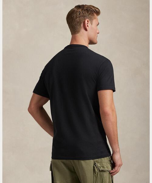 POLO RALPH LAUREN（ポロ ラルフ ローレン）の「クラシック フィット ガーメントダイド ジャージー Tシャツ（Tシャツ/カットソー・メンズ・ブラック系1・M/L/S/XL/XS/XXL）」の4枚目の写真
