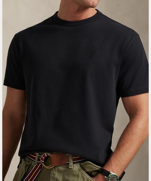 POLO RALPH LAUREN（ポロ ラルフ ローレン）の「クラシック フィット ガーメントダイド ジャージー Tシャツ（Tシャツ/カットソー・メンズ・ブラック系1・M/L/S/XL/XS/XXL）」の5枚目の写真