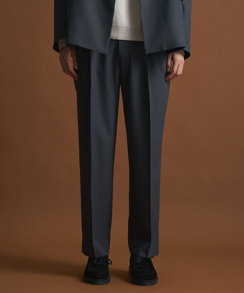 PUBLIC TOKYO（パブリックトウキョウ）の「〈セットアップ対応〉GRツイルエバークリーステーパードスラックス　/体温調節機能/オフィスカジュアル/ウォッシャブル/洗濯機洗い可（スラックス・メンズ・ダークブラウン/グレー/ブラック・1/2/3）」の17枚目の写真