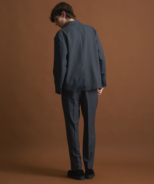 PUBLIC TOKYO（パブリックトウキョウ）の「〈セットアップ対応〉GRツイルエバークリーステーパードスラックス　/体温調節機能/オフィスカジュアル/ウォッシャブル/洗濯機洗い可（スラックス・メンズ・ダークブラウン/グレー/ブラック・1/2/3）」の12枚目の写真