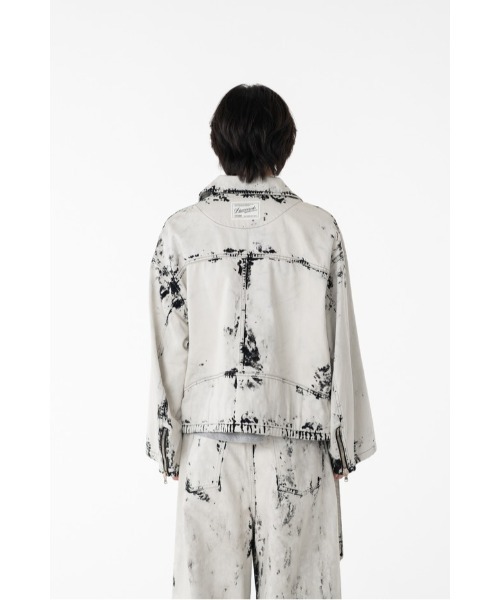 DISCOVERED（ディスカバード）の「BLEACH W RIDERS BLOUSON（ライダースジャケット・メンズ・ブラック・SMALL/LARGE）」の7枚目の写真