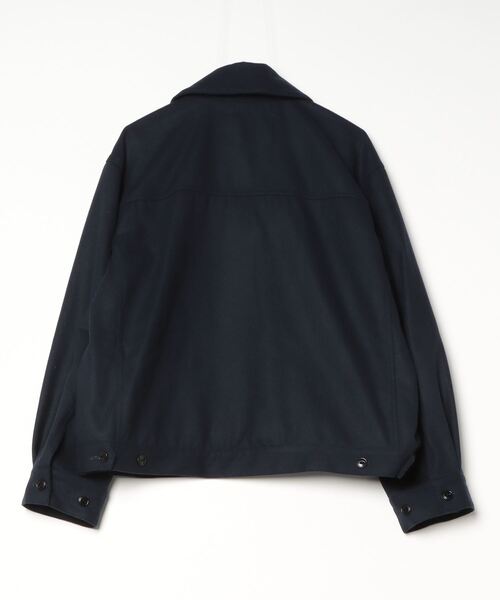 VOAAOV（ヴォアーブ）の「【VOAAOV】 RECYCLED MELTON Blouson（ブルゾン・メンズ・ネイビー/ブラック/グレー/チャコールグレー・1/2/0）」の11枚目の写真