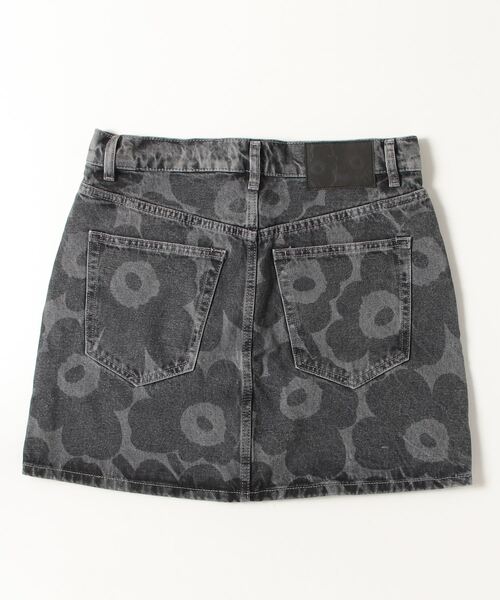 marimekko（マリメッコ）の「【ノベルティ付】《Maridenim》 Ruudut Unikko / skirt（デニムスカート・レディース・ライトグレー・40/36/34/38）」の11枚目の写真