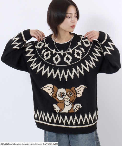 GREMLINS（グレムリン）GIZMOギズモ キャラクタージャガード求心柄