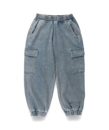 カーゴパンツ（ブルー・ネイビー/青色系）ファッション通販