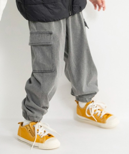 BRANSHES（ブランシェス）の「【やわらか】カーゴパンツ（カーゴパンツ・キッズ・アイボリー/グレー/ブルー・100/110/80/90/140/120/130/150）」の15枚目の写真