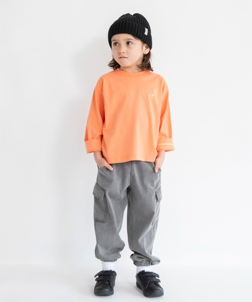 BRANSHES（ブランシェス）の「【やわらか】カーゴパンツ（カーゴパンツ・キッズ・アイボリー/グレー/ブルー・100/110/80/90/140/120/130/150）」の16枚目の写真