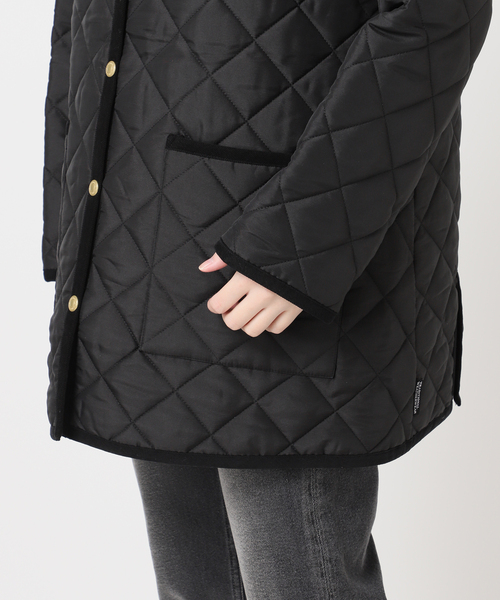 Traditional Weatherwear（トラディショナルウェザーウェア）の「【TRADITIONAL WEATHERWEAR】ARKLEY A-LINE MIDDLE：キルティングジャケット（その他アウター・レディース・ブラック・32/34）」の17枚目の写真