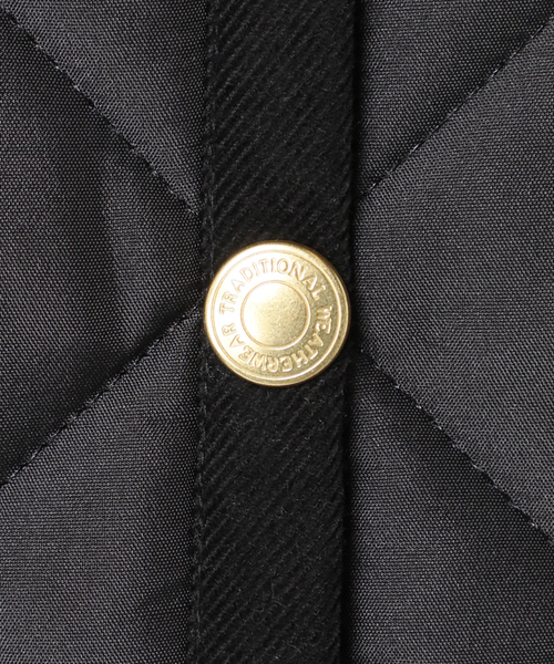 Traditional Weatherwear（トラディショナルウェザーウェア）の「【TRADITIONAL WEATHERWEAR】ARKLEY A-LINE MIDDLE：キルティングジャケット（その他アウター・レディース・ブラック・32/34）」の19枚目の写真