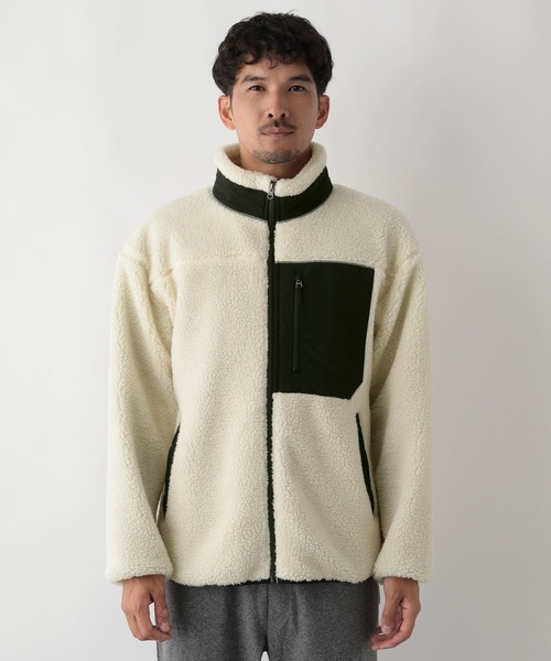 FOUND GOOD(ファウンドグッド)の「エアサーマルボアJK(その他アウター・メンズ・グレー系/ホワイト系1/ブラック・S/M/XL/L)」の5枚目の写真