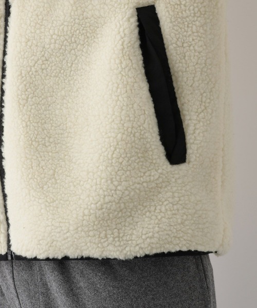 FOUND GOOD(ファウンドグッド)の「エアサーマルボアJK(その他アウター・メンズ・グレー系/ホワイト系1/ブラック・S/M/XL/L)」の10枚目の写真