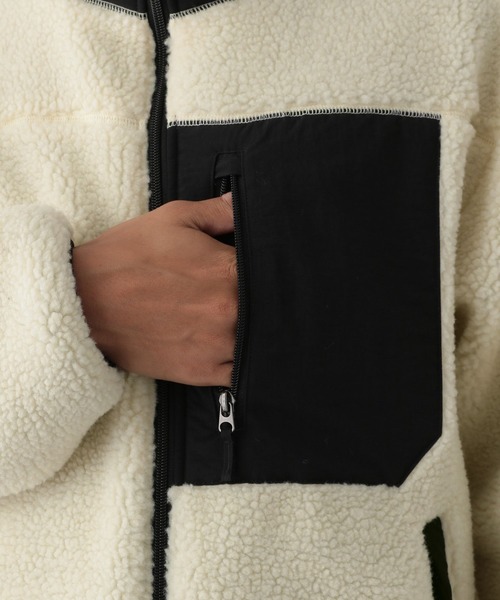 FOUND GOOD(ファウンドグッド)の「エアサーマルボアJK(その他アウター・メンズ・グレー系/ホワイト系1/ブラック・S/M/XL/L)」の12枚目の写真