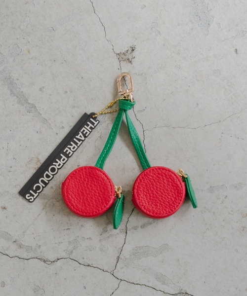 THEATRE PRODUCTS（シアタープロダクツ）の「フルーツポーチチャーム（キーホルダー・レディース・グリーン/ピンク/レッド/イエロー/オレンジ/レッド系2・FREE）」の5枚目の写真