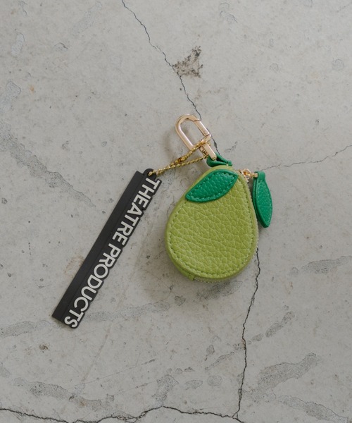 THEATRE PRODUCTS（シアタープロダクツ）の「フルーツポーチチャーム（キーホルダー・レディース・グリーン/ピンク/レッド/イエロー/オレンジ/レッド系2・FREE）」の2枚目の写真
