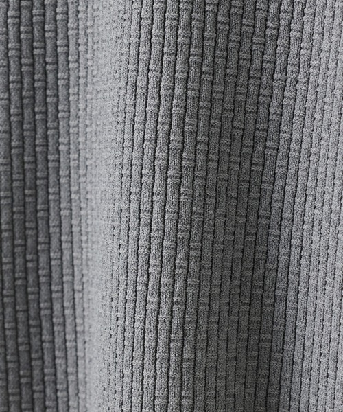 MEN'S BIGI（メンズビギ）の「バンブーリンクス スキッパーニットポロ（ポロシャツ・メンズ・ネイビー/ブラック/グレー/ブラウン・02/04/03）」の10枚目の写真