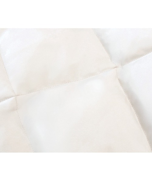 RUIRUE BOUTIQUE(ルイルエブティック)の「洗える / 撥水加工 / 静電気防止 | エコファー カラー ダウンコート | アウター / ショートダウン(ダウンジャケット/コート・レディース・ブラック/アイボリー・L/M)」の20枚目の写真