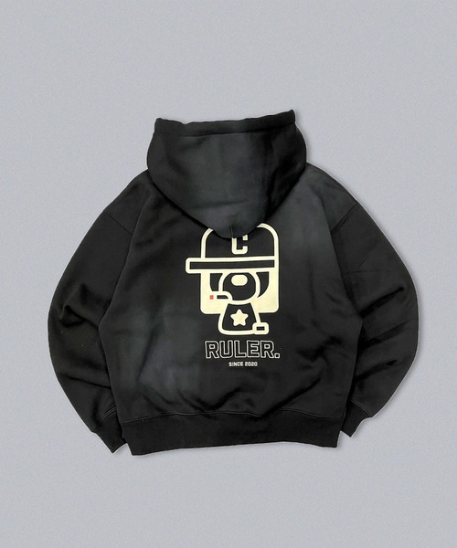 Boxy ruler zip hoodie（パーカー）｜centimeter（センチメーター）の