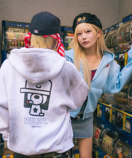 Boxy ruler zip hoodie（パーカー）｜centimeter（センチメーター）の