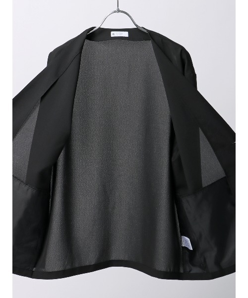 SUIT SQUARE(スーツスクエア)の「カーディガンシャツ 吸水速乾 ストレッチ 防シワ トロピカル 無地(シャツ/ブラウス・メンズ・ブラック系/ベージュ系・LL/L/M/S)」の17枚目の写真