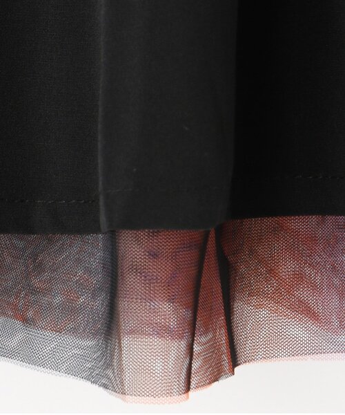 SHOO・LA・RUE（シューラルー）の「【100-150cm】リバーシブルチュールスカート（スカート・キッズ・ブラック/レッド系1・10/11/12/13/14/15 ）」の3枚目の写真