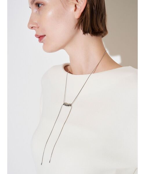 ELENDEEK(エレンディーク)の「マルチスライダーネックレス(ネックレス・レディース・シルバー/ゴールド・FREE)」の4枚目の写真