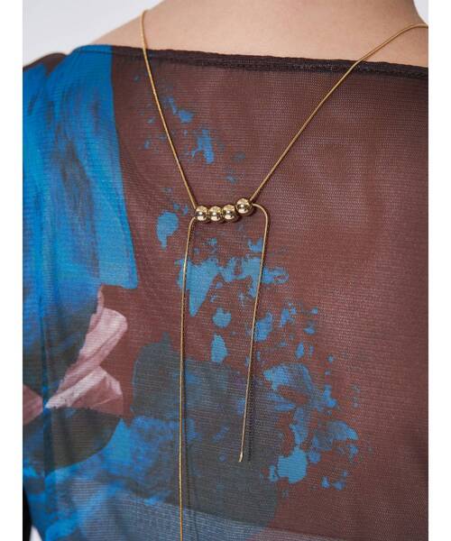 ELENDEEK(エレンディーク)の「マルチスライダーネックレス(ネックレス・レディース・シルバー/ゴールド・FREE)」の7枚目の写真